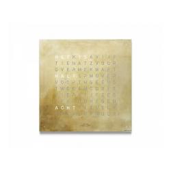 qlocktwo QLOCKTWOSILVERGOLD